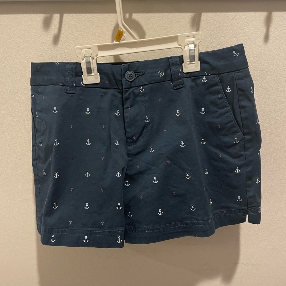 Magellan Outdoors Women’s Shorts Size 2 Blue Anchor Shorts Chino